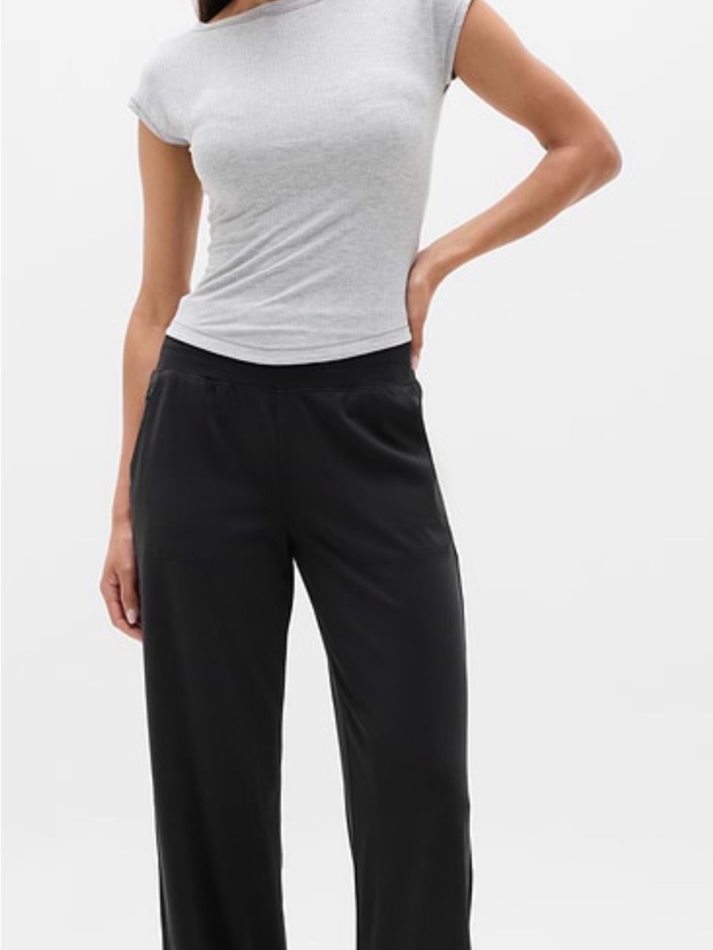 Athleta Venice Wide-Leg. Black.